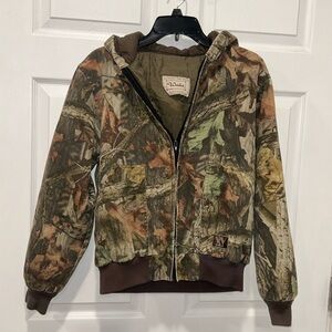 Walls Youth Insulated Camo Hooded Jacket-See Description